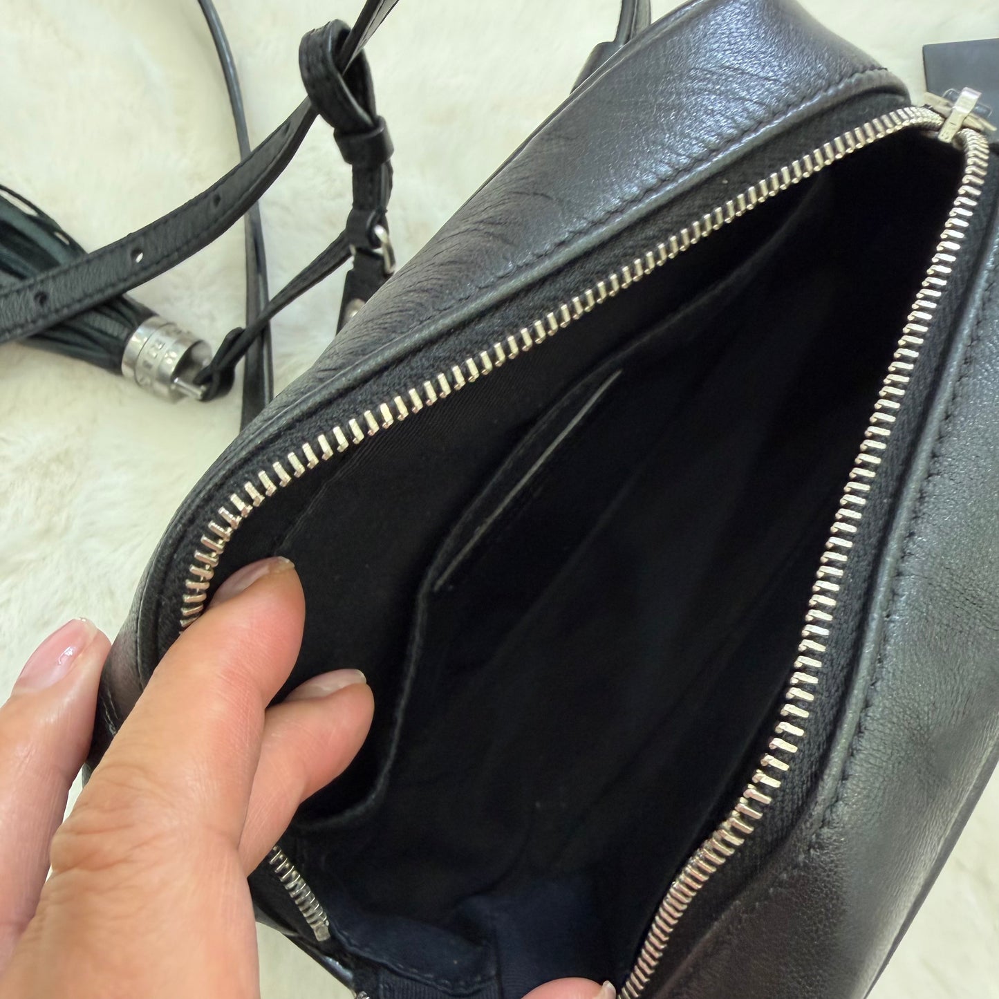 YSL Yves Saint Laurent Heart Lou Camera Bag