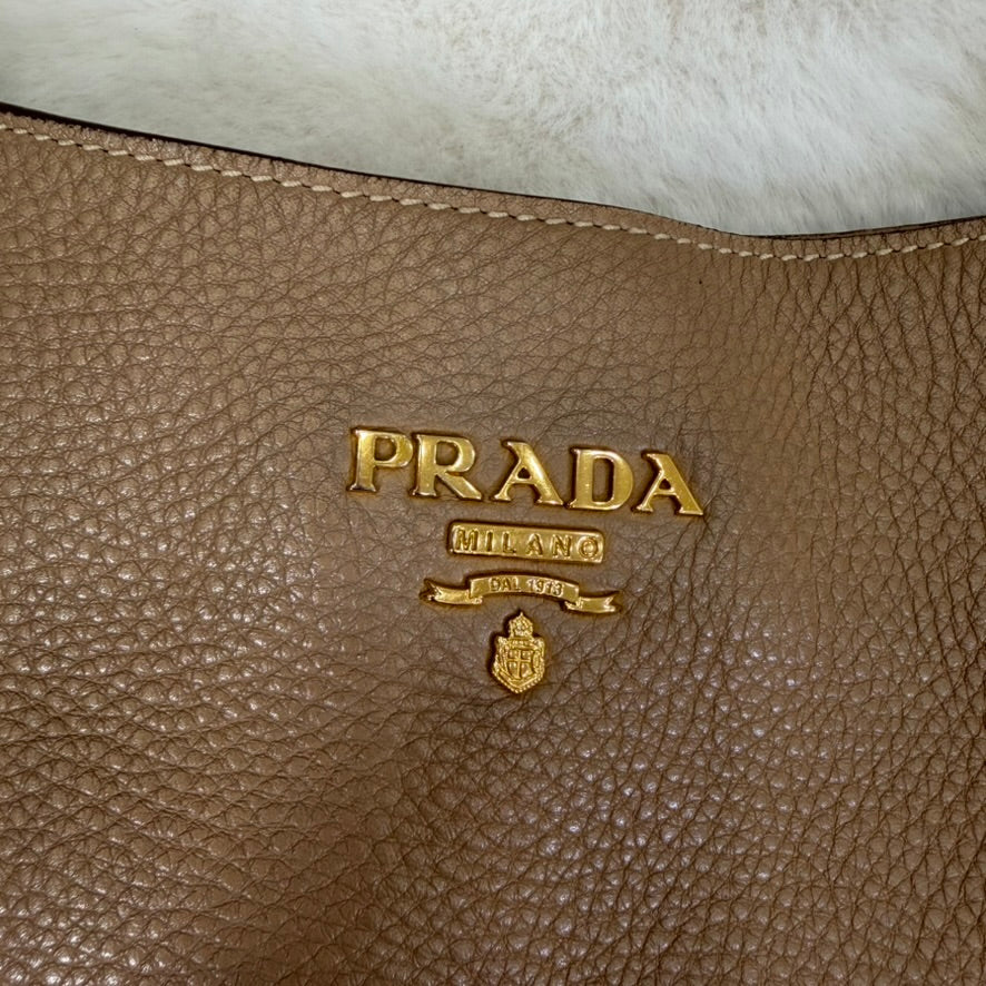 Prada Vitello Daino Shoulder Bag