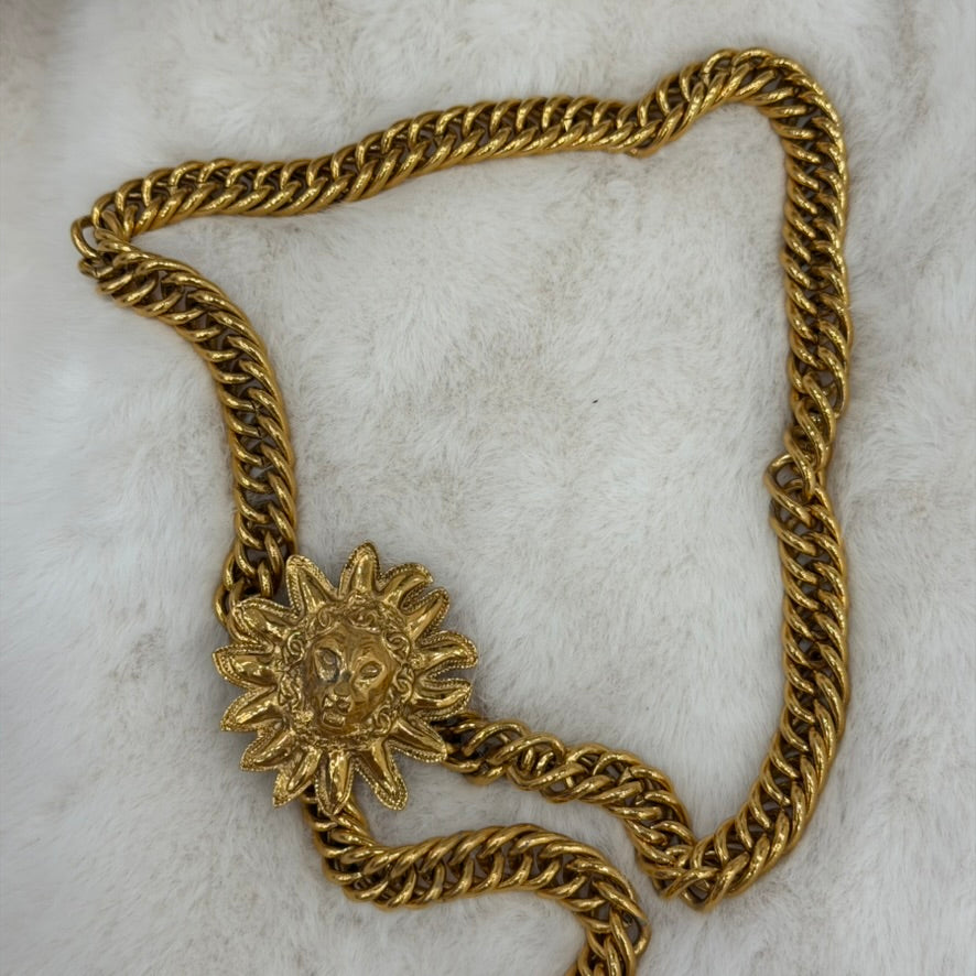 Chanel Sun Lion Chain Belt / Necklace