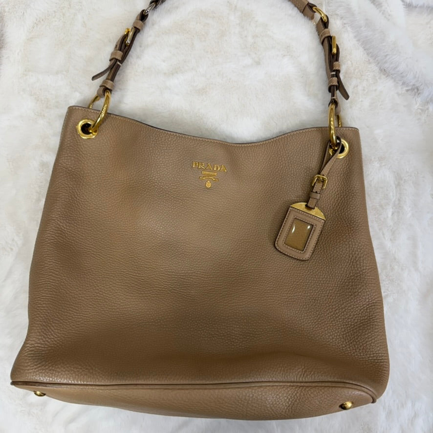 Prada Vitello Daino Shoulder Bag