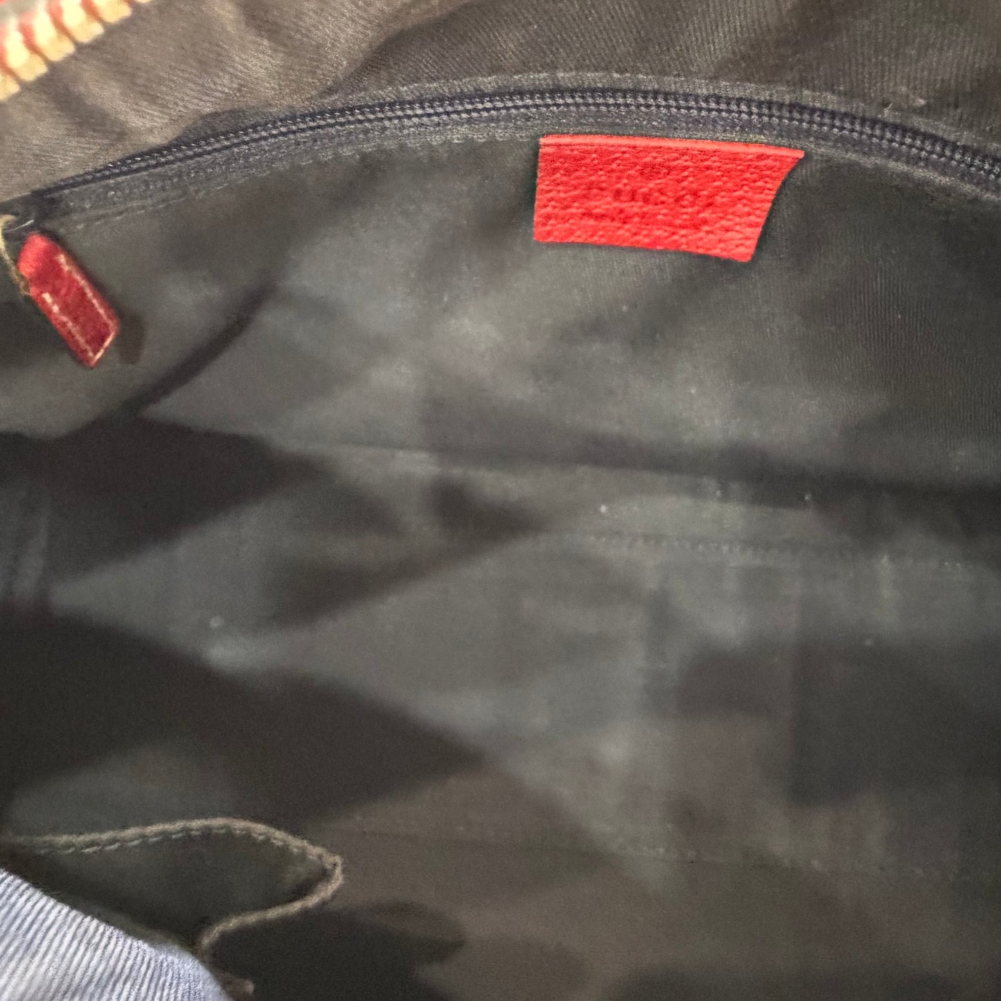 Gucci Red Abbey Boston Bag