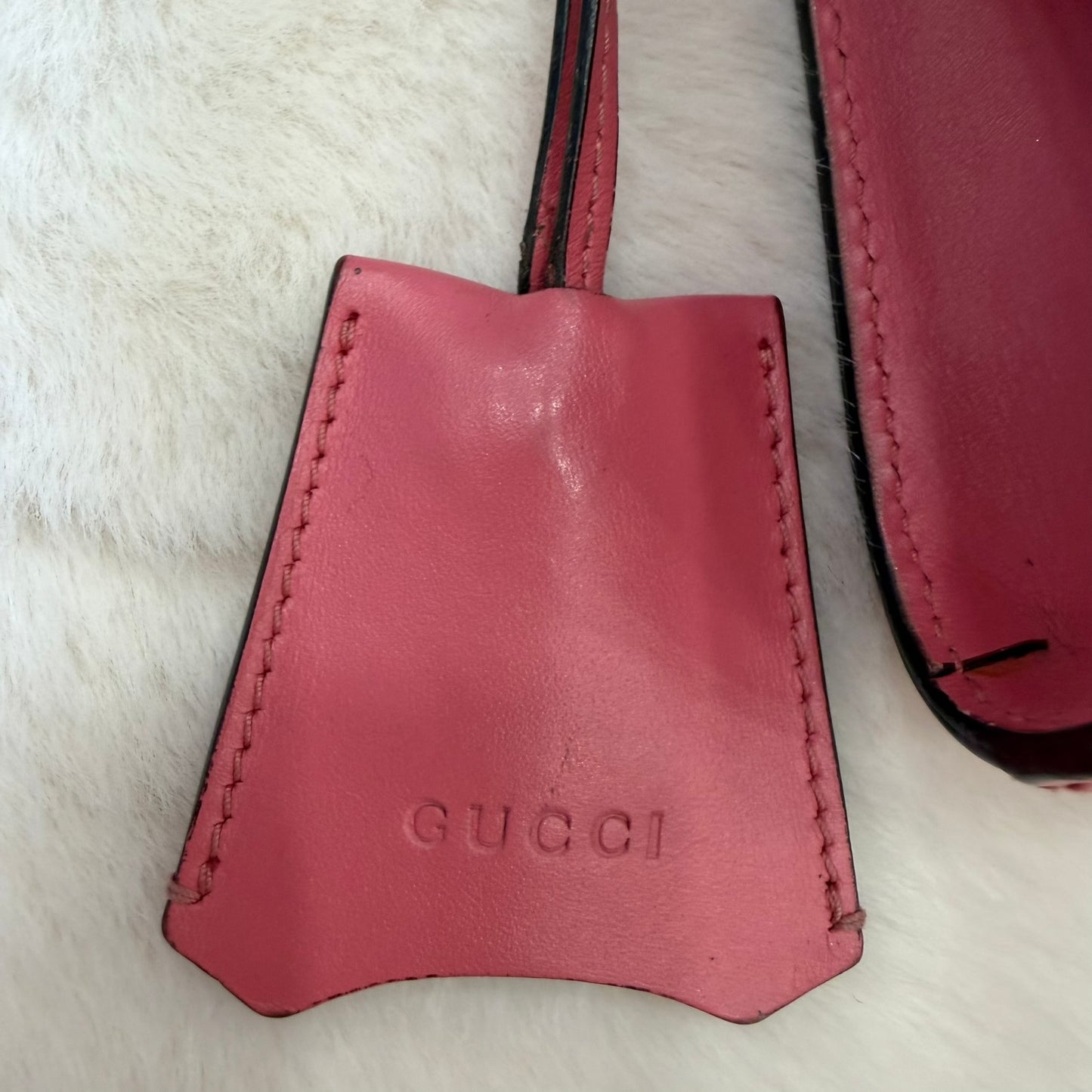 Gucci Pink Small Guccissima Padlock Crossbody/ Shoulder bag