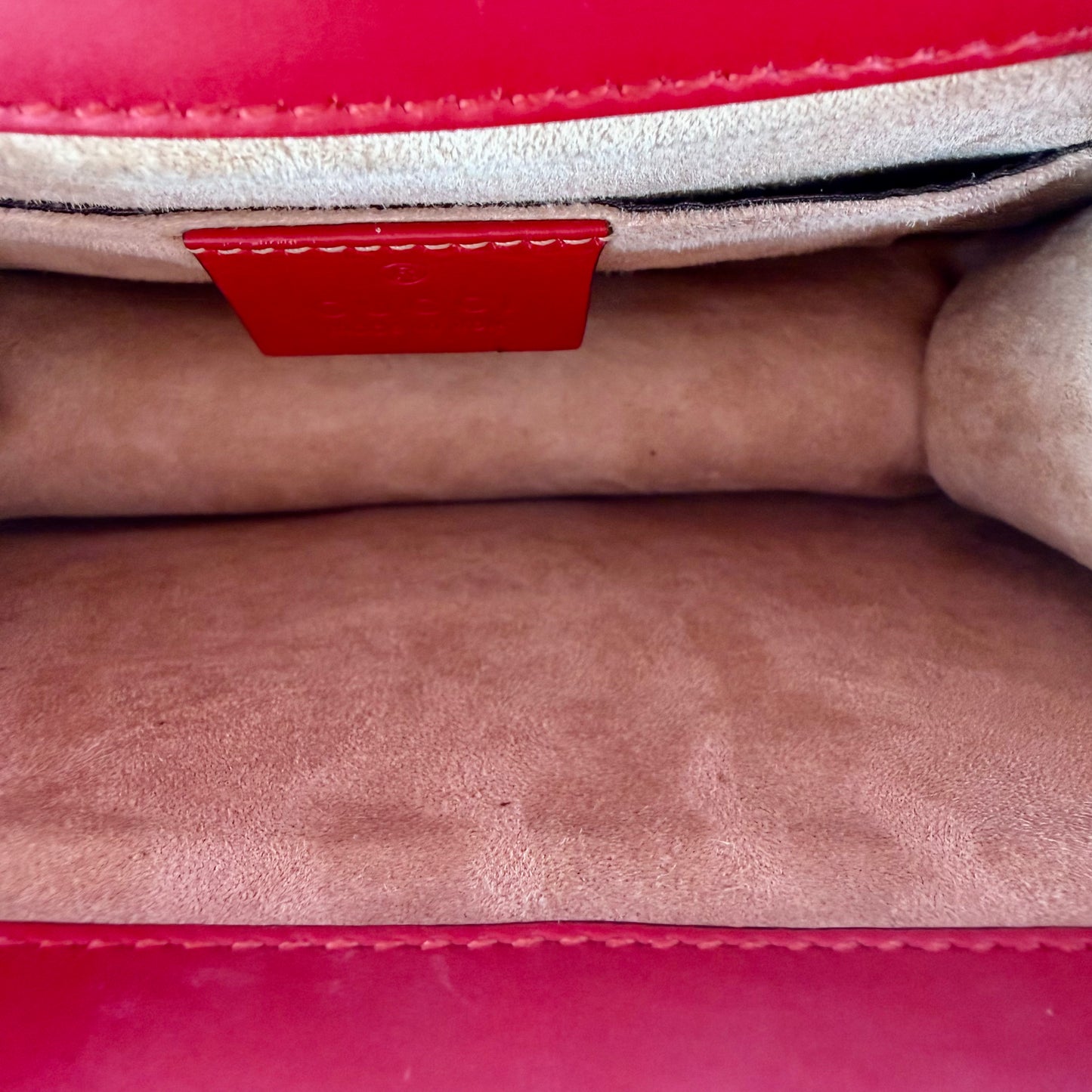 Gucci Sylvie Red Shoulder Bag Leather Small