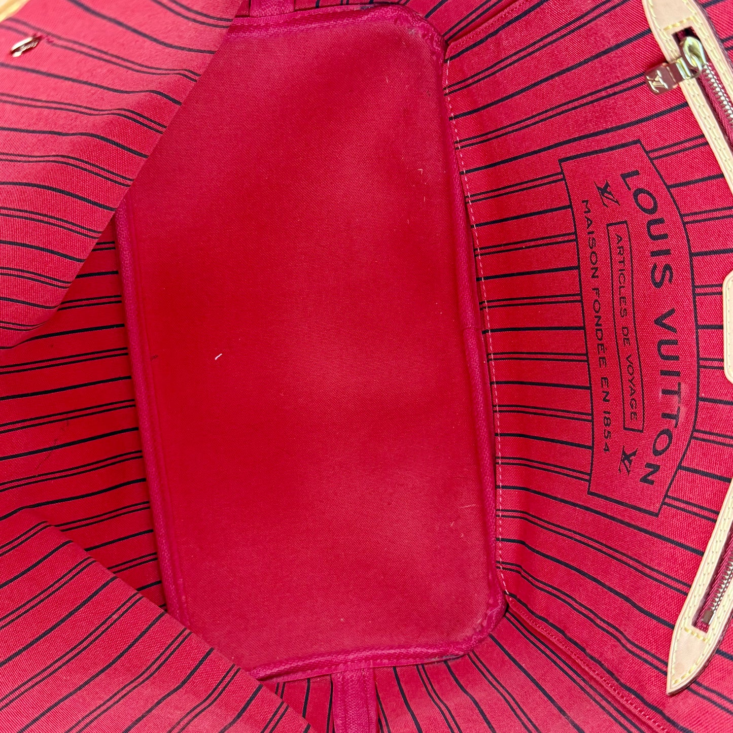 Louis Vuitton Brown Monogram Neverfull MM Tote Bag