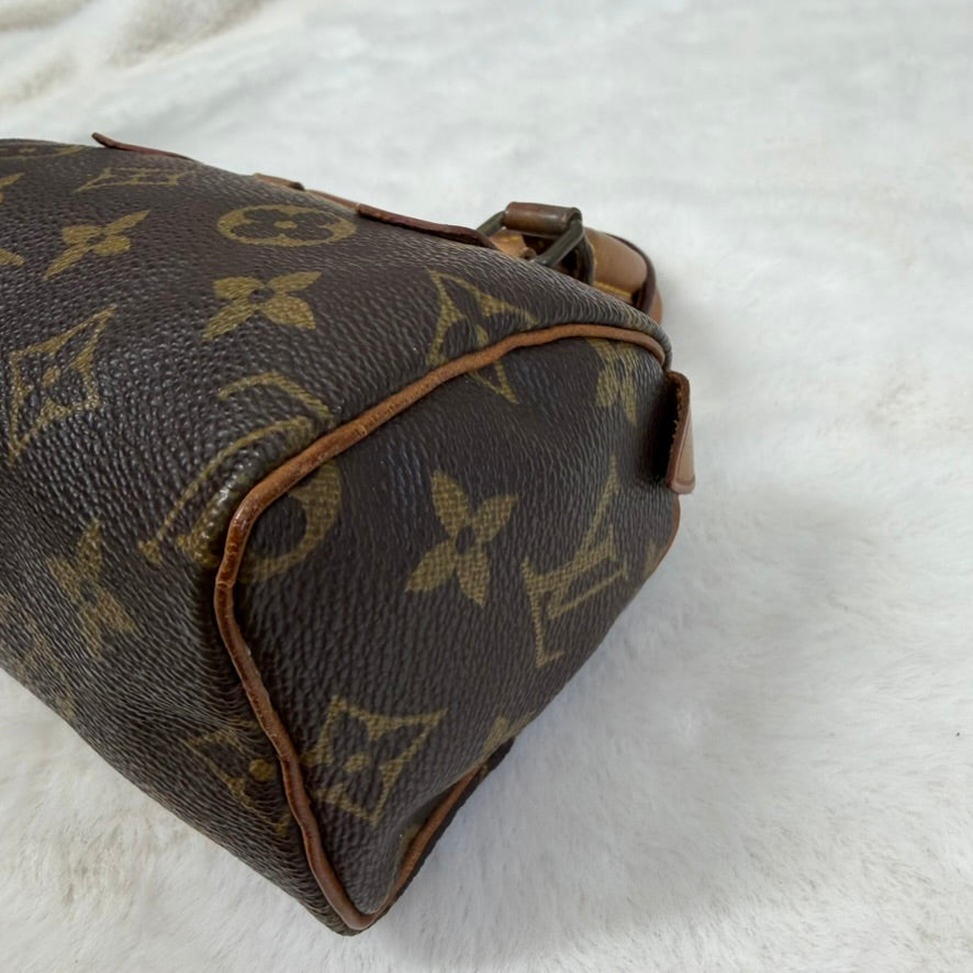 Louis Vuitton Brown Monogram Mini Speedy Crossbody Bag