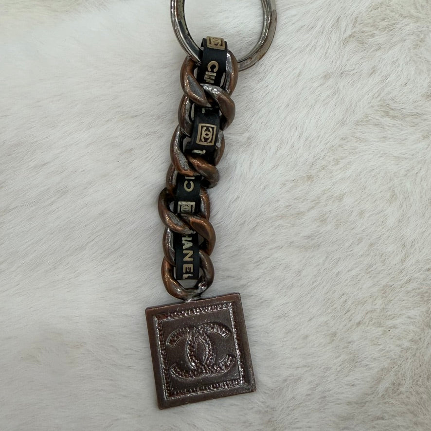 Chanel Vintage Coco Mark Keychain/ Bag charm