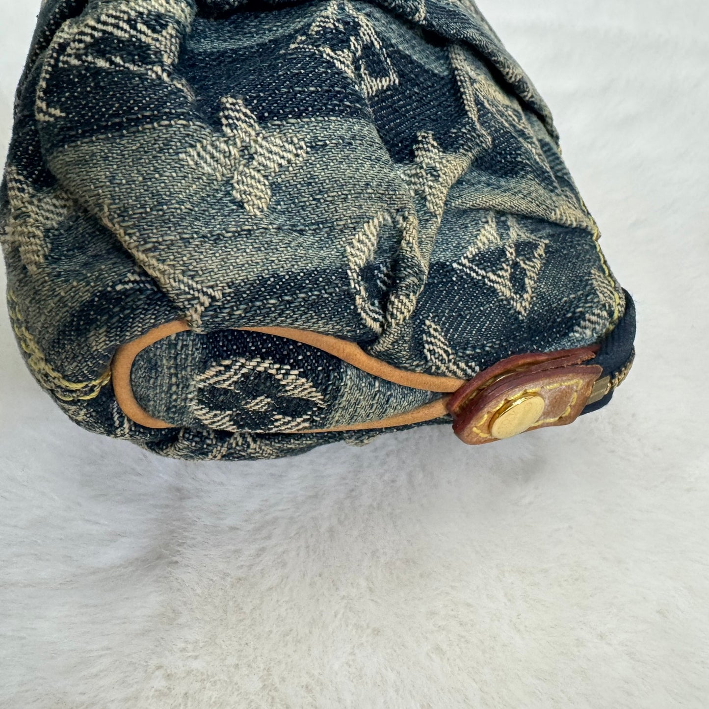 Louis Vuitton Blue Denim Pouch