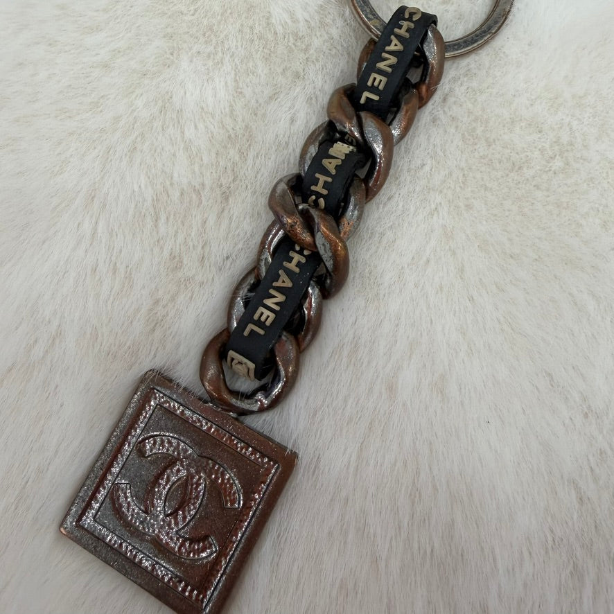 Chanel Vintage Coco Mark Keychain/ Bag charm