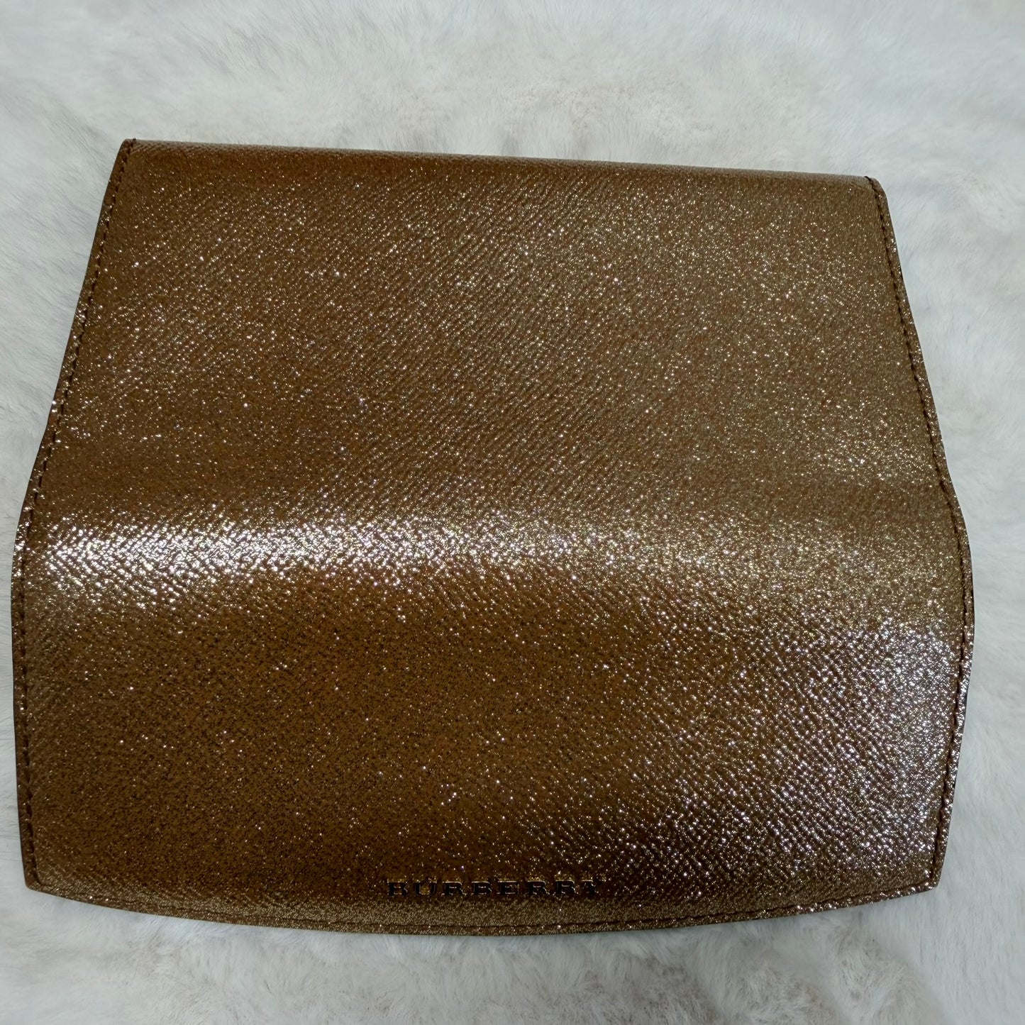 Burberry Gold Glitter Long Wallet