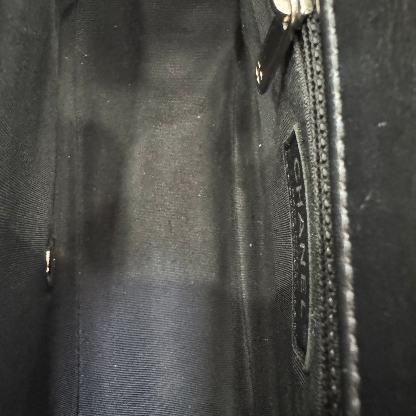 CHANEL Black Ring My Bag Top Handle/Crossbody Bag Calfskin
