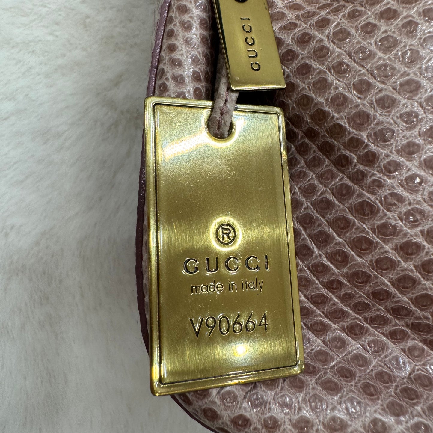 Gucci Pink Mini Bucket Crossbody Bag