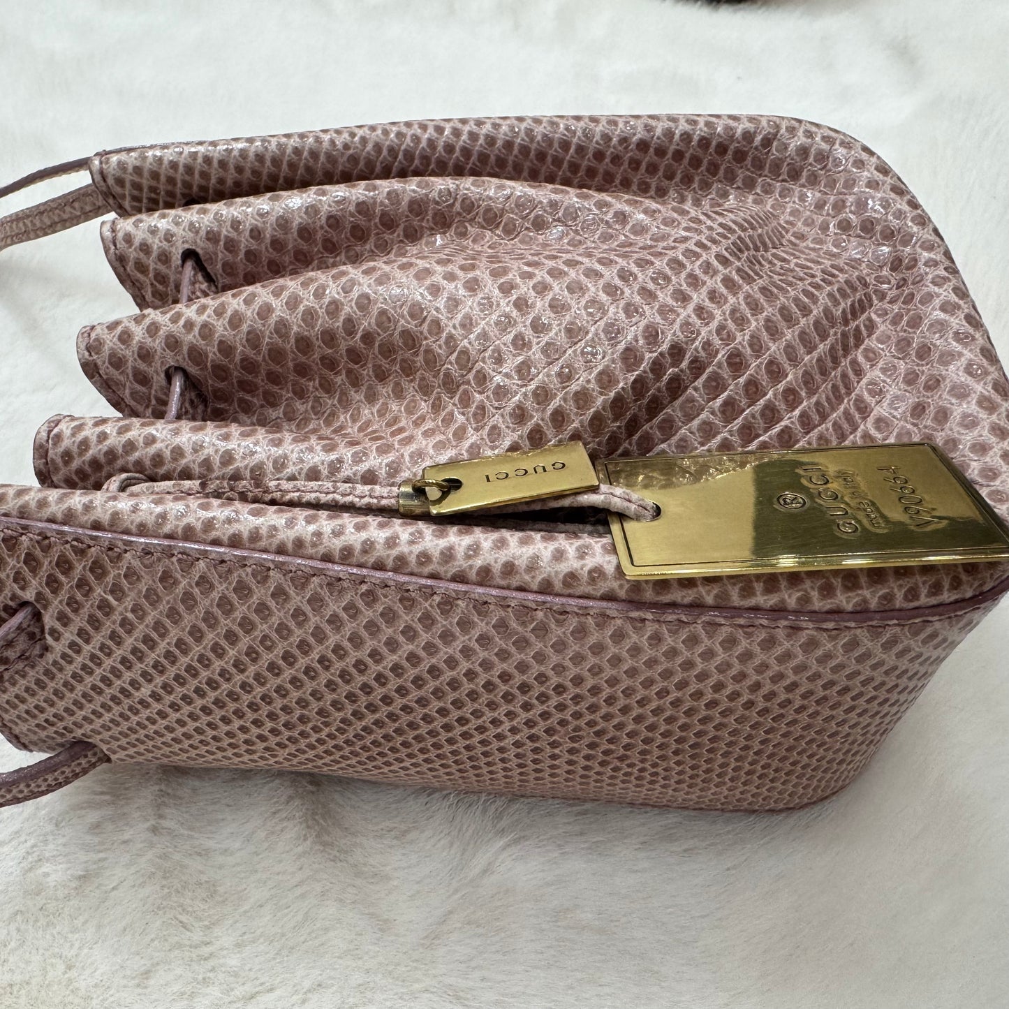 Gucci Pink Mini Bucket Crossbody Bag