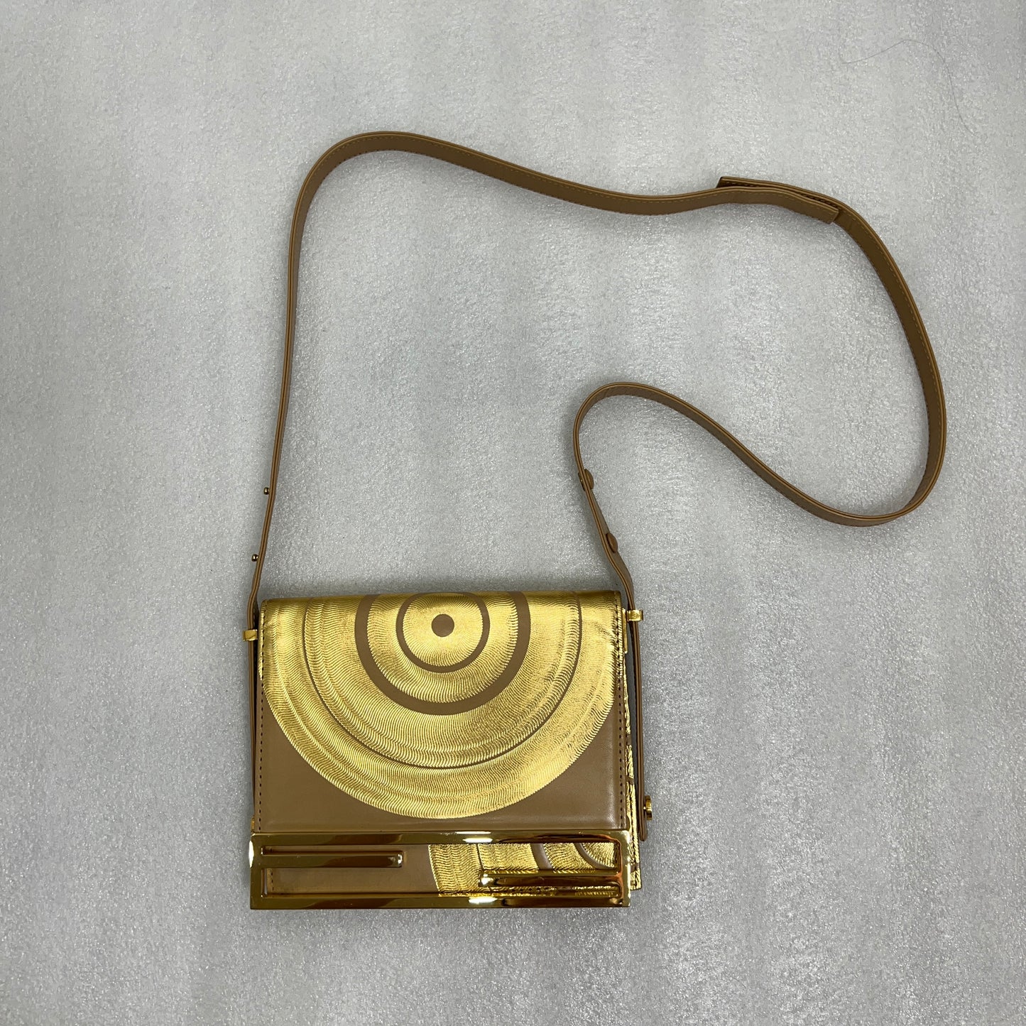 Fendi Gold Crossbody Bag