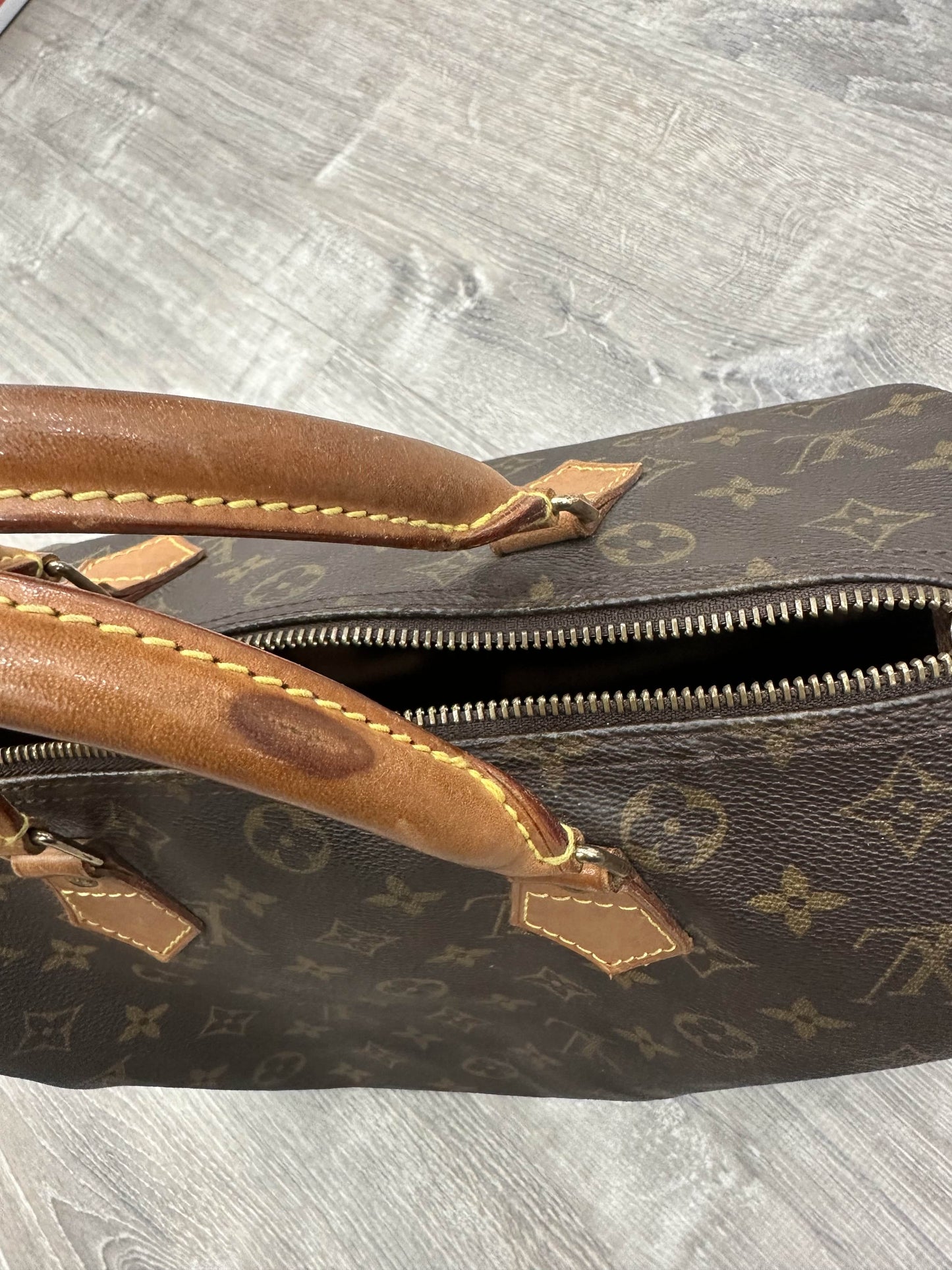 Louis Vuitton Brown Monogram Speedy 30