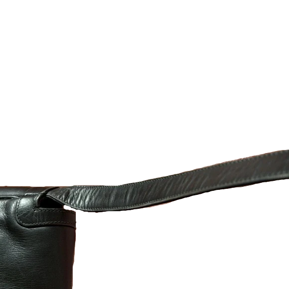 Gucci Black Vintage Sherry line Shoulder Bag