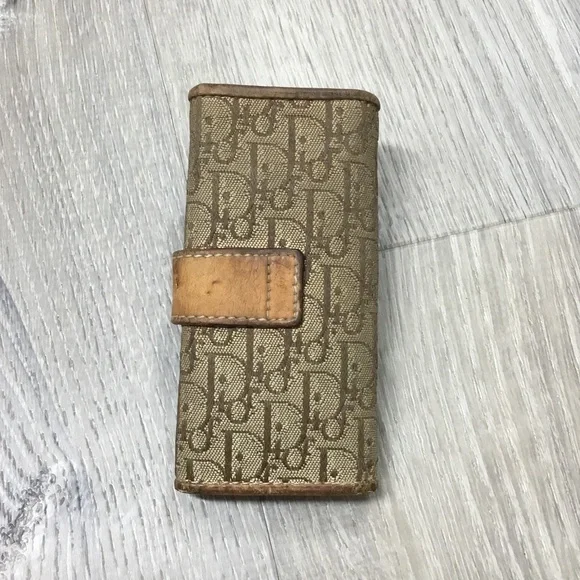 Dior Tan Monogram Key Holder