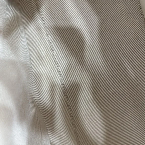 CHANEL CC cream chevron Boston bowler bag