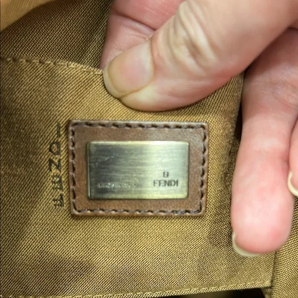 Fendi Brown FF Monogram Zucca Crossbody Bag