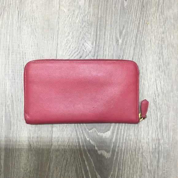 Prada Rose Pink Bow Wallet