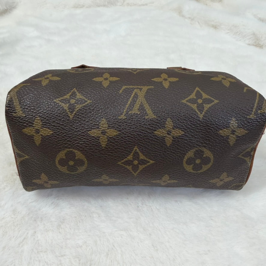 Louis Vuitton Brown Monogram Mini Speedy Crossbody Bag