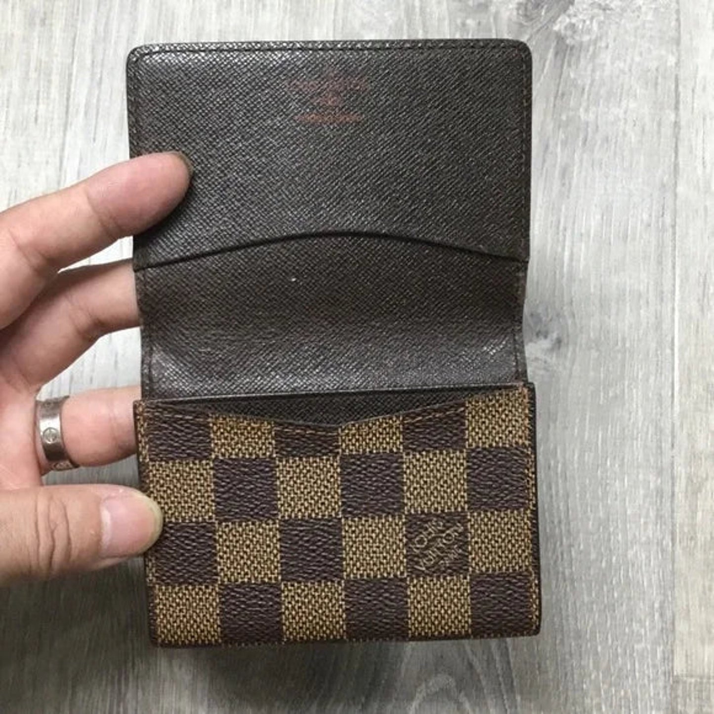Louis Vuitton Brown Damier Wallet