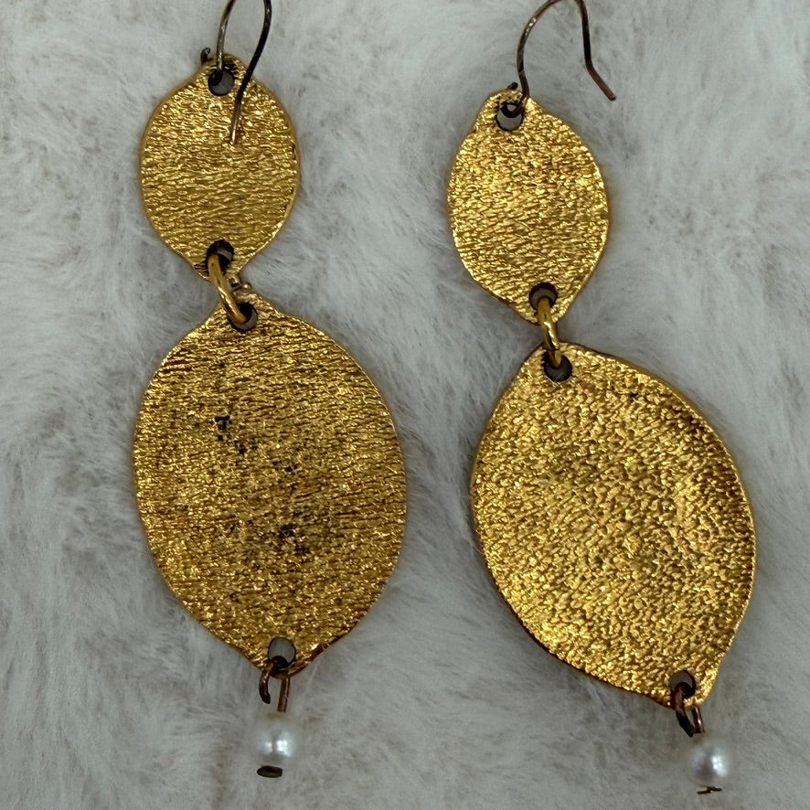 Chanel Crown Medallion Earrings