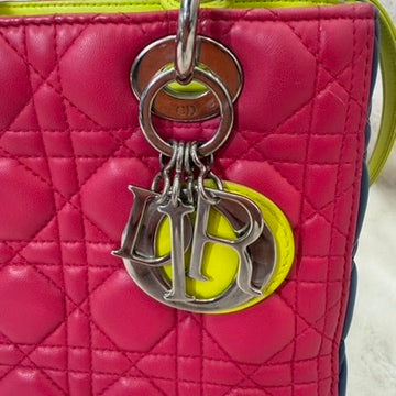 Christian Dior Lady Dior Tricolor Medium Crossbody Bag