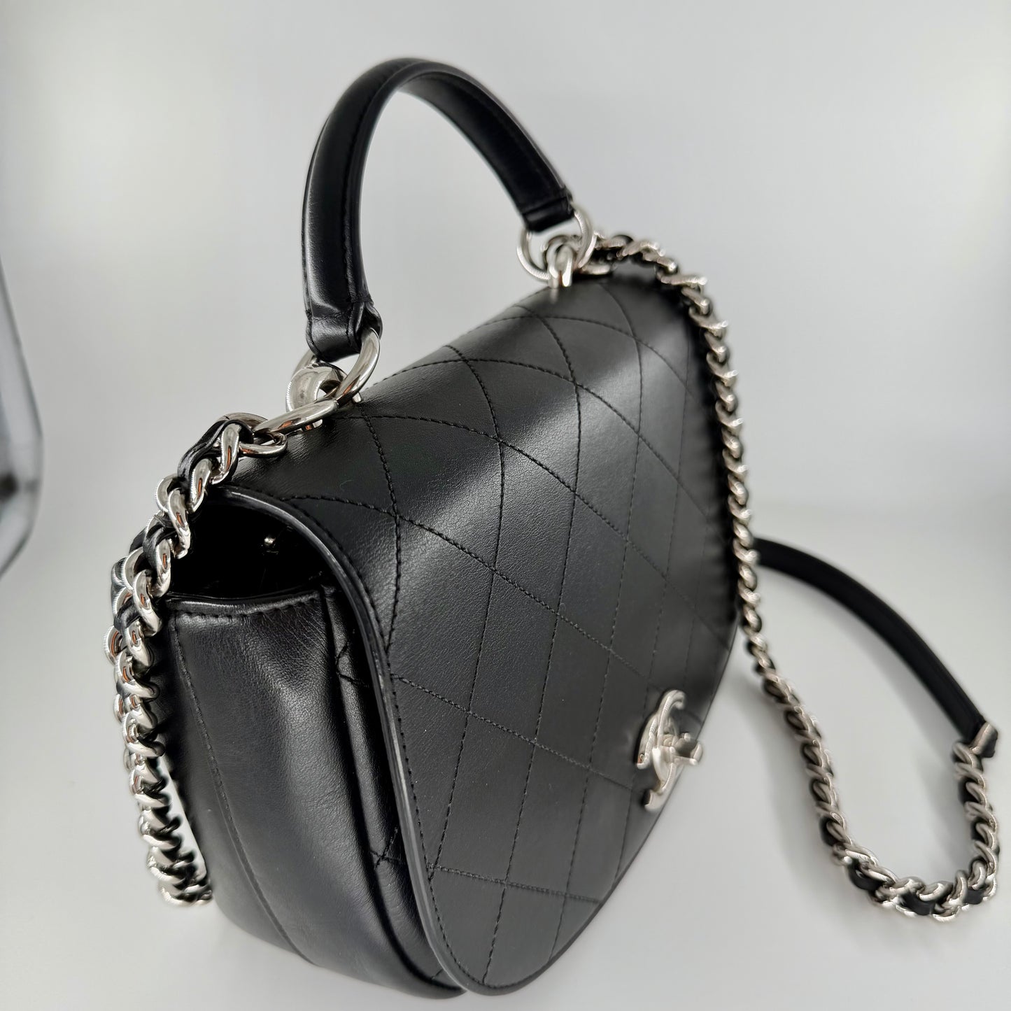 Chanel Black Calfskin Ring My Bag