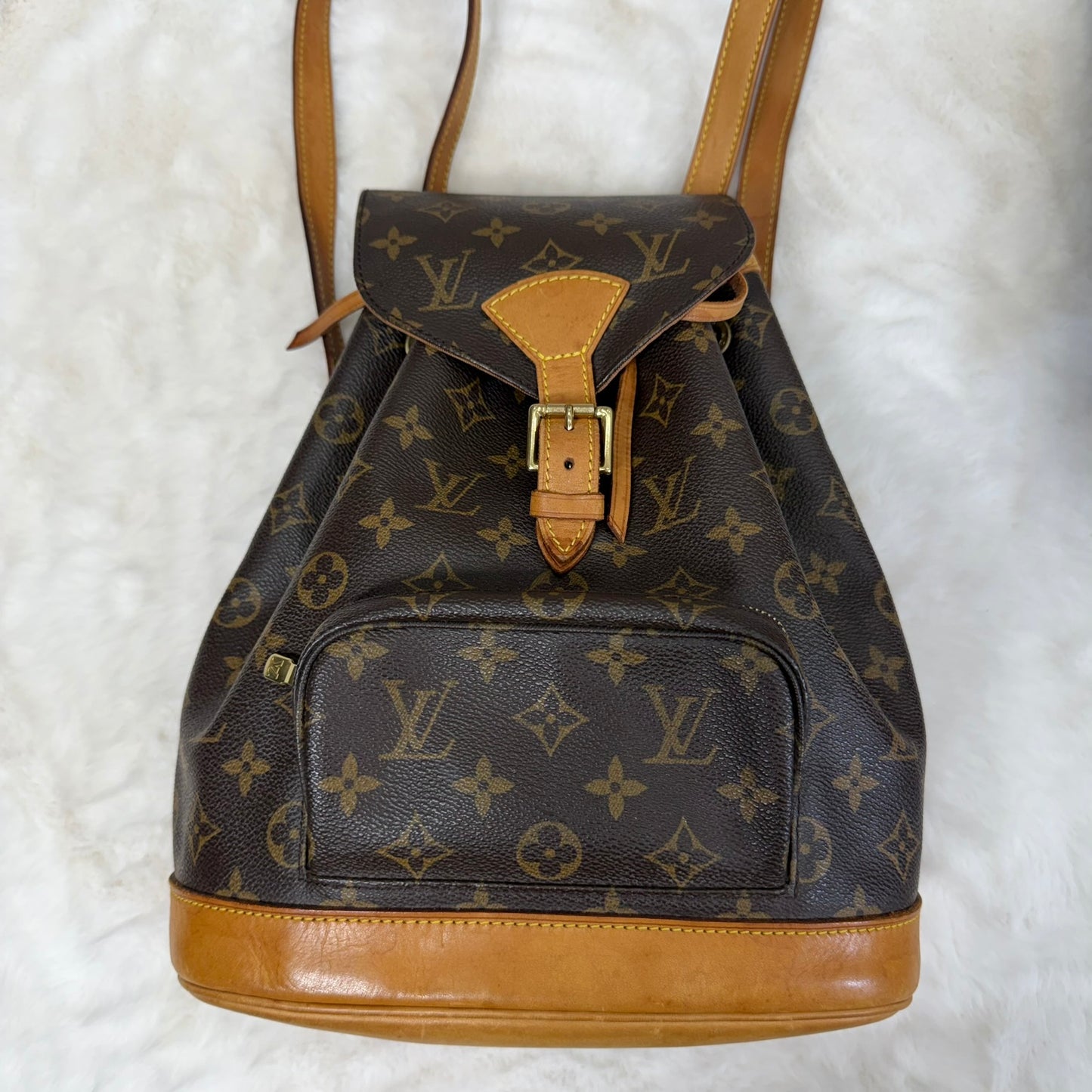 Louis Vuitton Montsouris MM Backpack in Monogram canvas