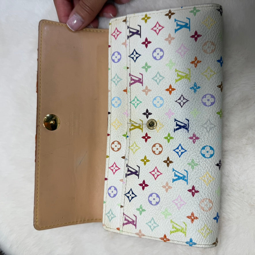 Louis Vuitton White Murakami Wallet