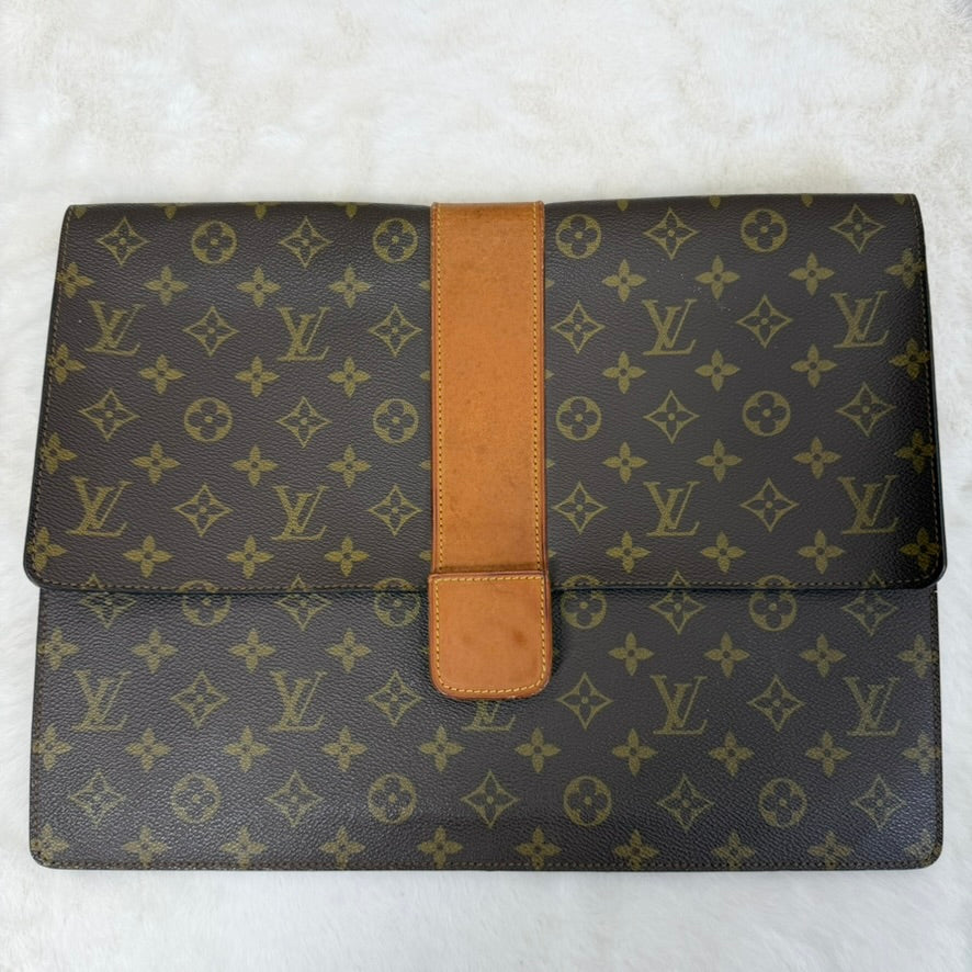 Louis Vuitton Rare Vintage Monogram Lena Portfolio Clutch
