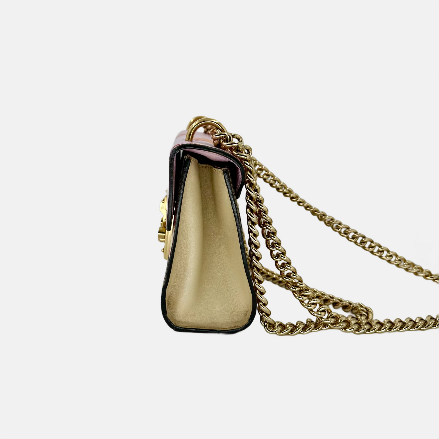 Gucci GG Supreme Monogram Les Pommes Small Padlock shoulder bag