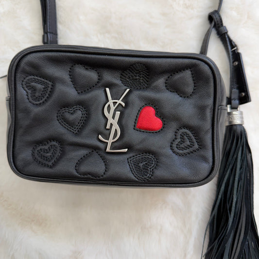 YSL Yves Saint Laurent Heart Lou Camera Bag