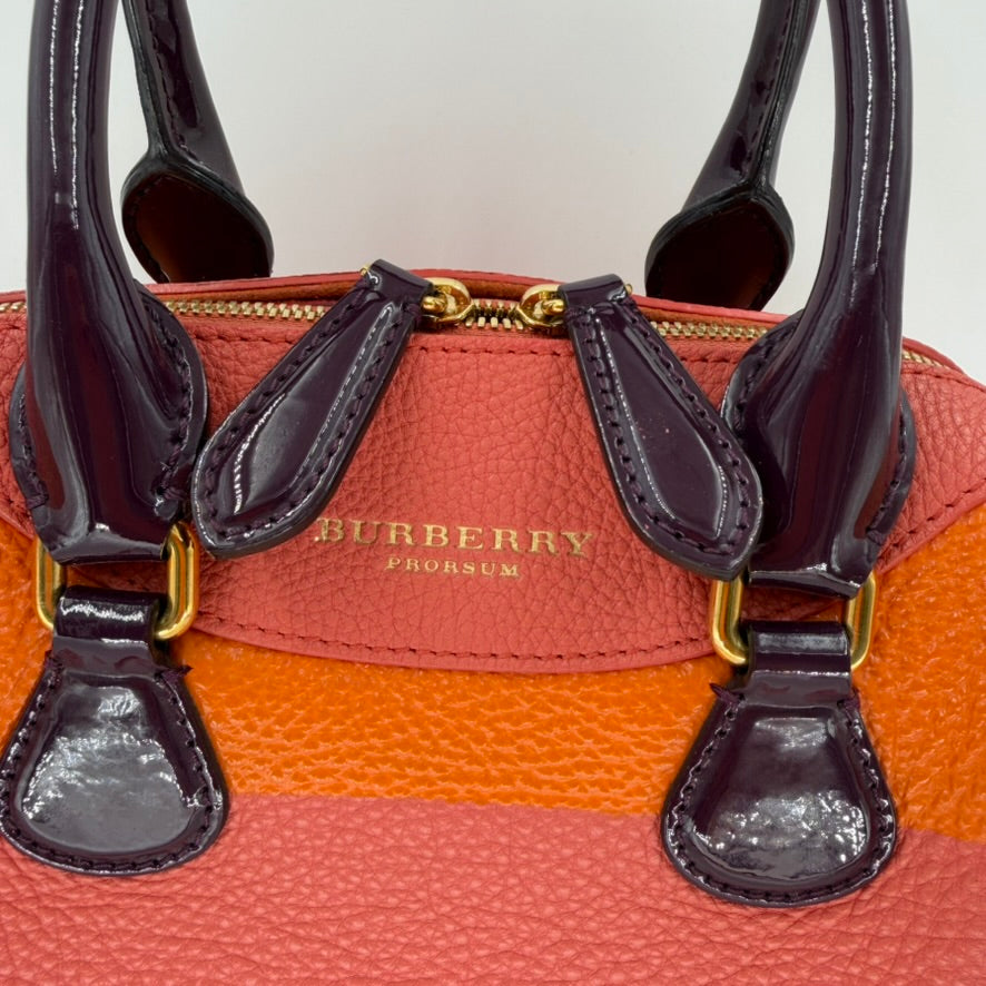 Burberry Pink/Orange Prorsum Mini Bee Bag