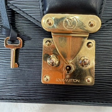 Louis Vuitton Black Epi Dragonne Clutch