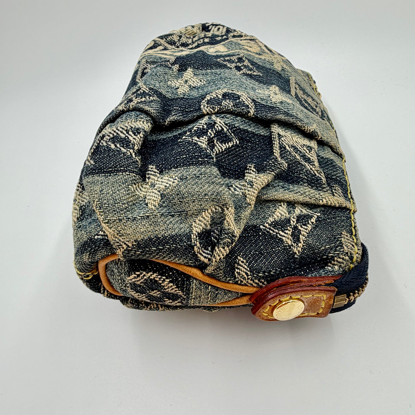 Louis Vuitton Blue Denim Pouch