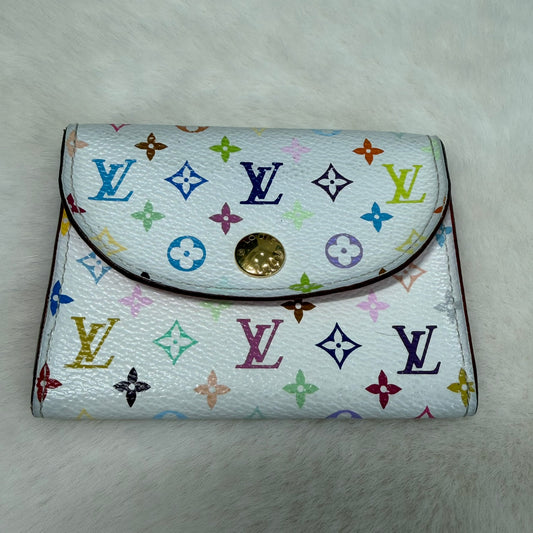 Louis Vuitton White Murakami Wallet