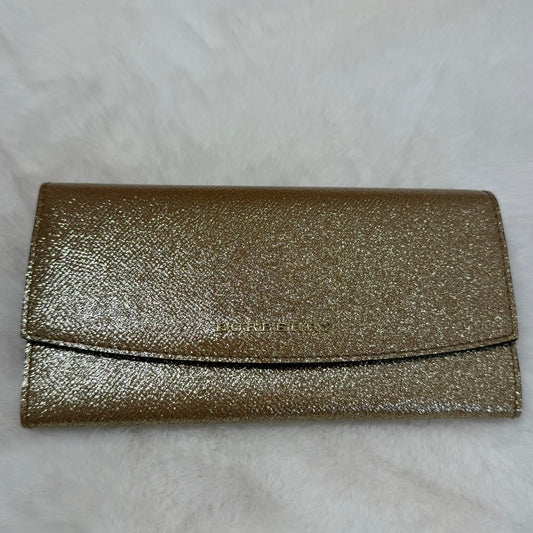 Burberry Gold Glitter Long Wallet