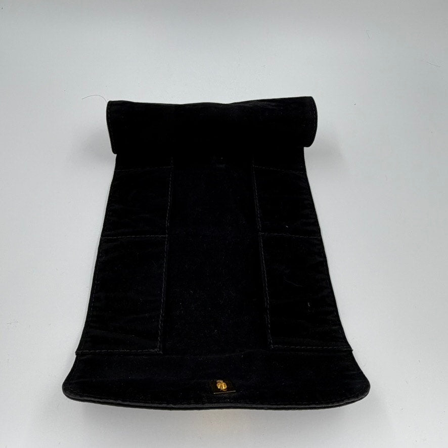 Chanel Black Velvet Jewelry Pouch
