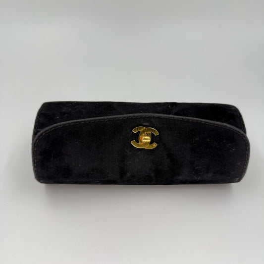 Chanel Black Velvet Jewelry Pouch
