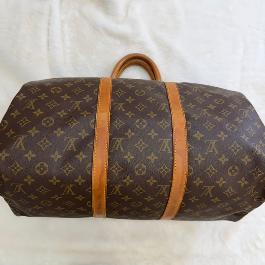 Louis Vuitton Keepall 50 Monogram Travel Duffel
