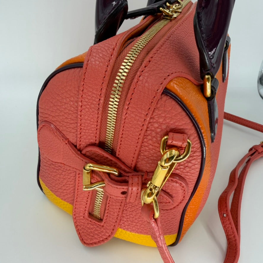 Burberry Pink/Orange Prorsum Mini Bee Bag