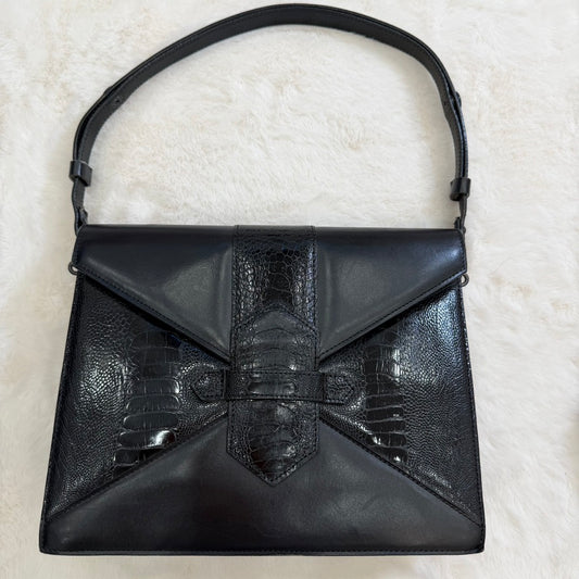 YSL Yves Saint Laurent Black Leather Shoulder Bag