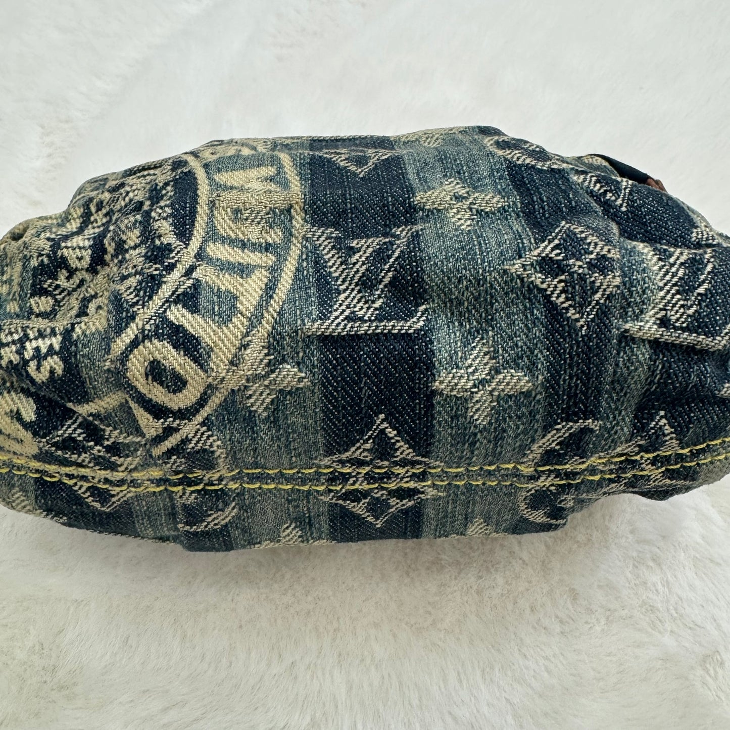 Louis Vuitton Blue Denim Pouch