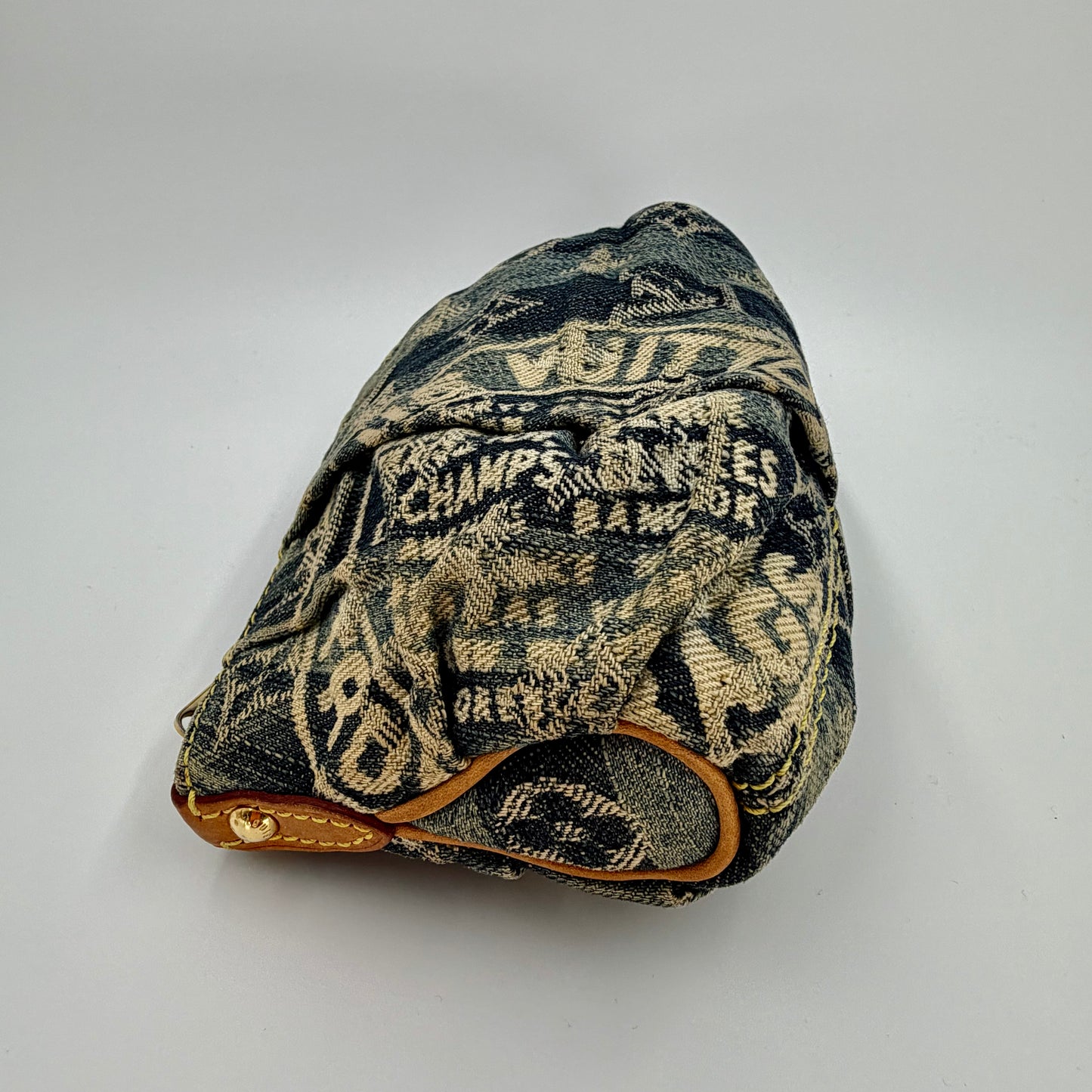 Louis Vuitton Blue Denim Pouch