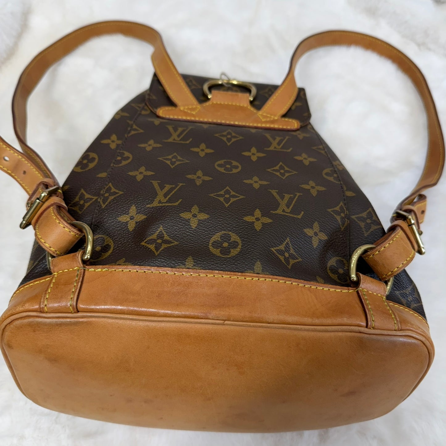 Louis Vuitton Montsouris MM Backpack in Monogram canvas