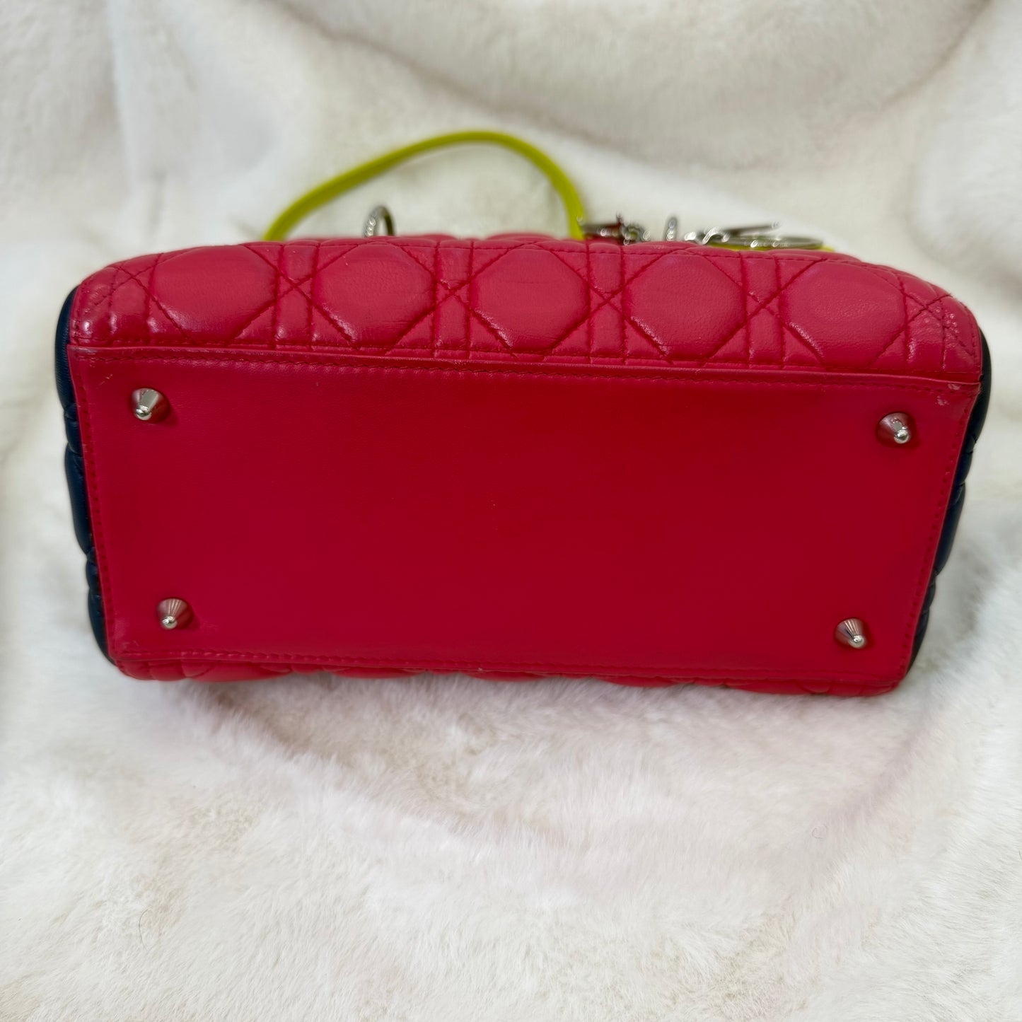 Christian Dior Lady Dior Tricolor Medium Crossbody Bag