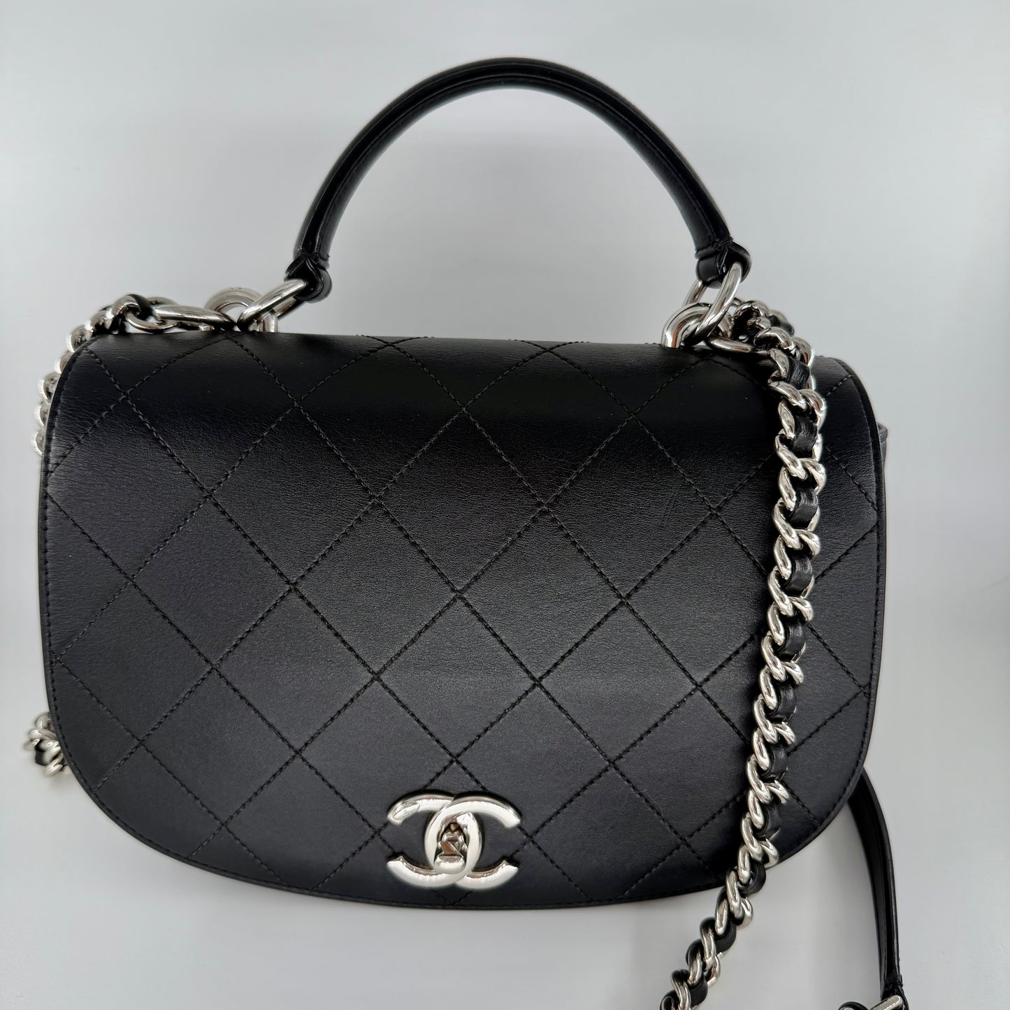 Chanel Black Calfskin Ring My Bag