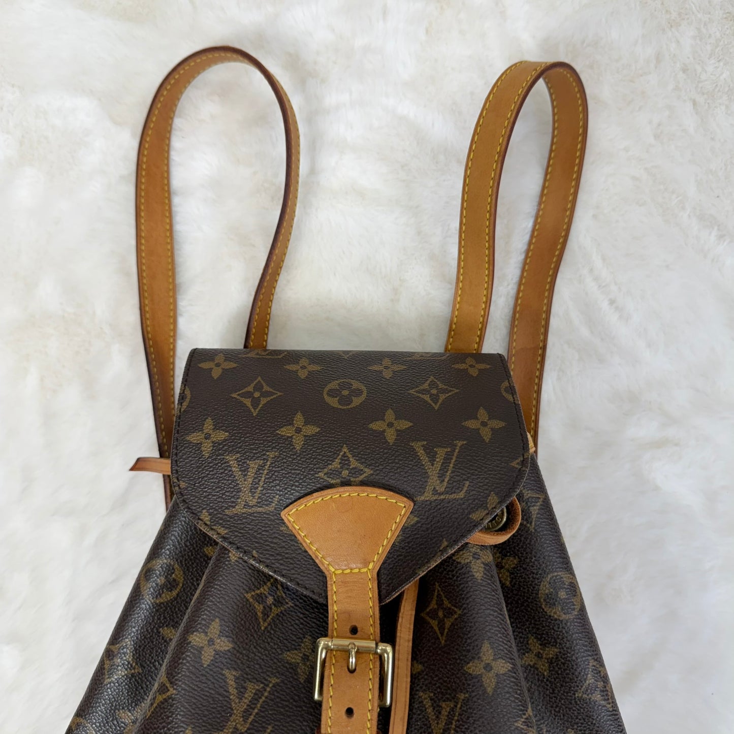 Louis Vuitton Montsouris MM Backpack in Monogram canvas