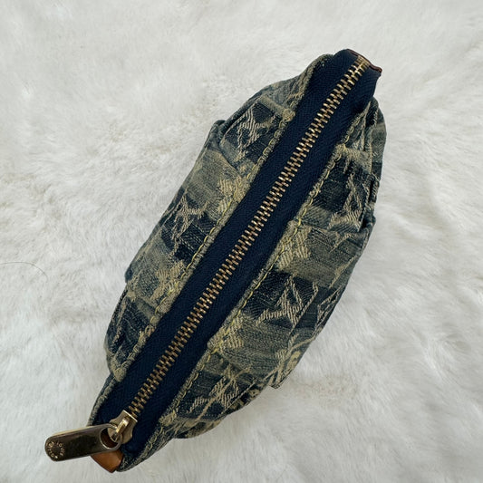Louis Vuitton Blue Denim Pouch